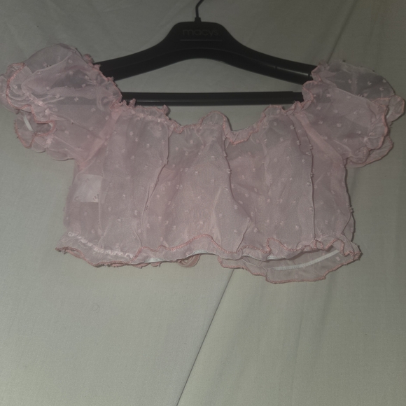 Delicate Pink Ruffle Lingerie Set - Picture 4 of 12